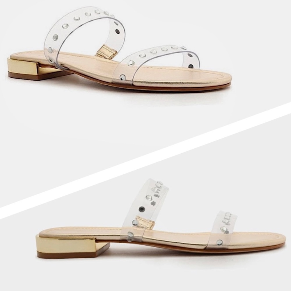 Schutz Arielle Clear Slide‎ Sandal
